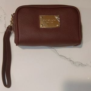 Michael Kors Wristlet- Maroon